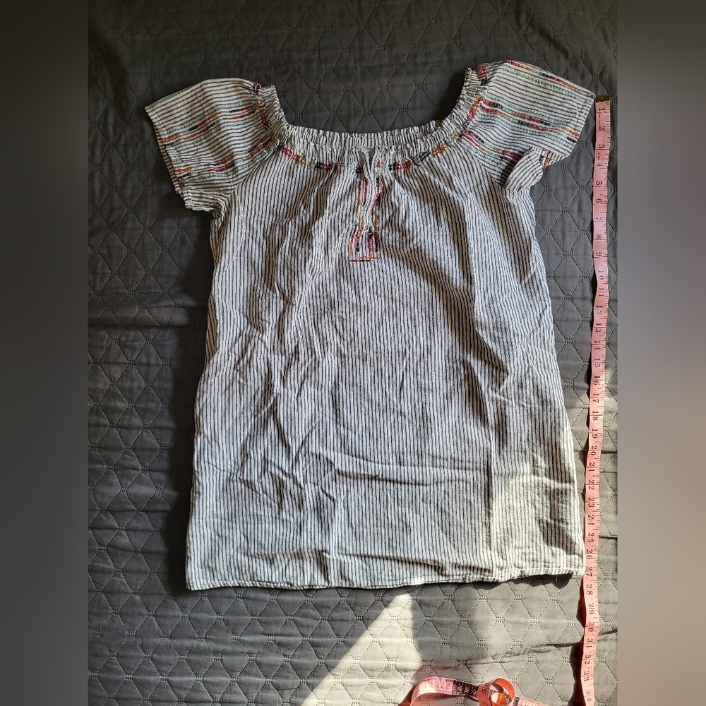 Off Shoulder Tunic with Pockets